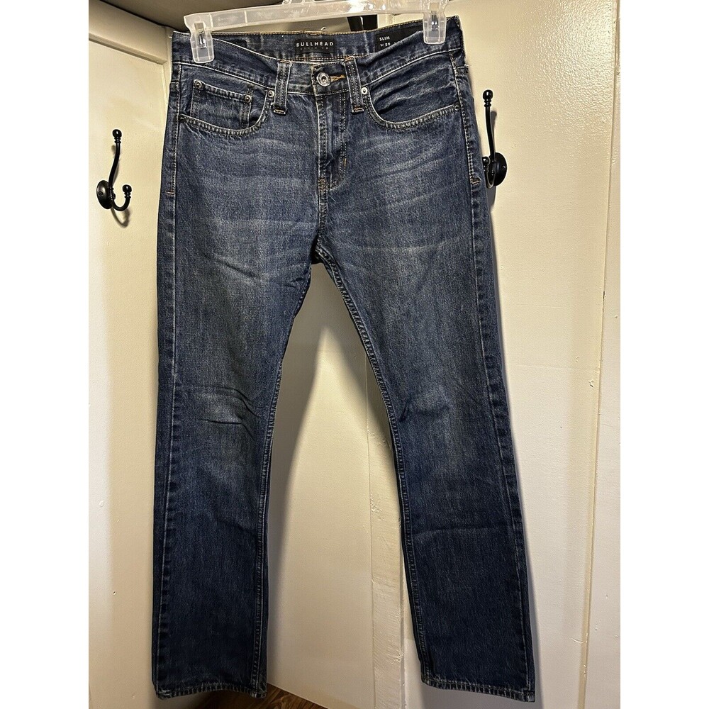Bullhead Jeans Slim Straight Dark Wash Men’s Size 29x30 EUC